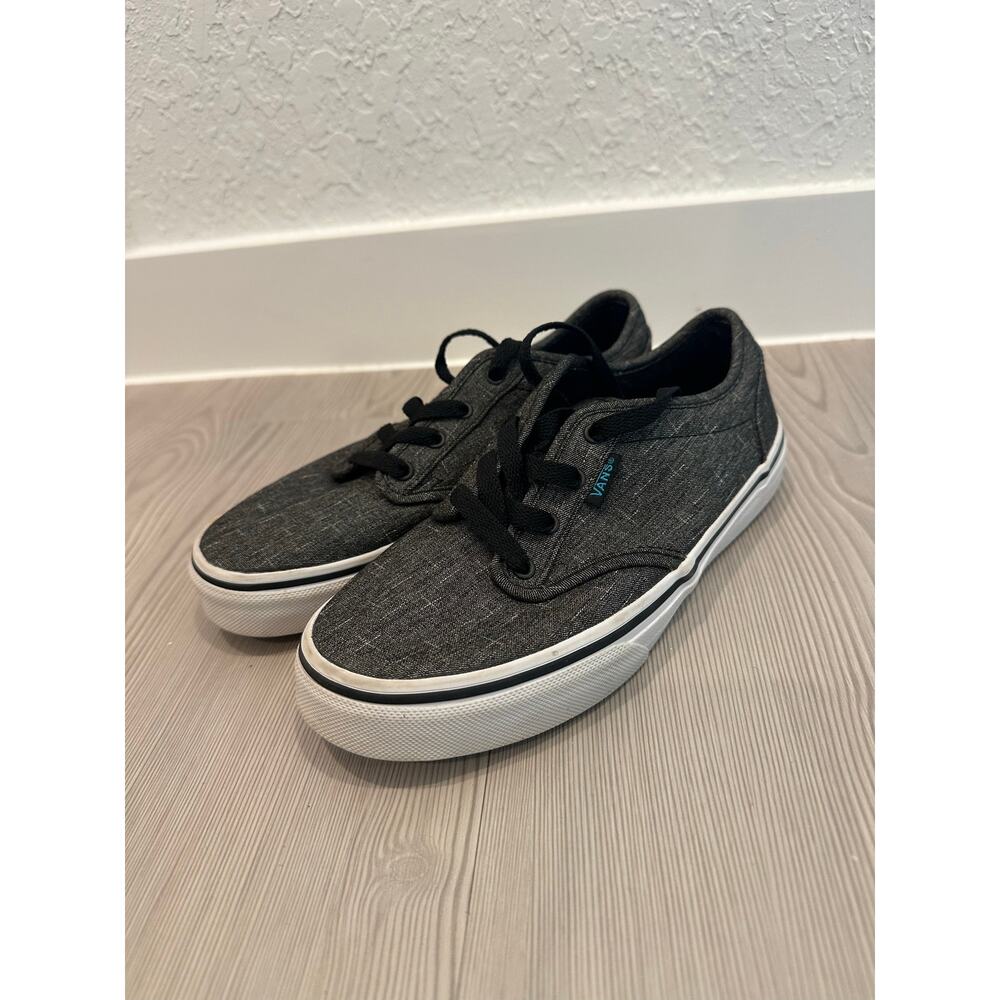 Vans Lace Up Sneaker Shoes Unisex Youth 4 Skater Grunge School Basic Neutral - Picture 3 of 9